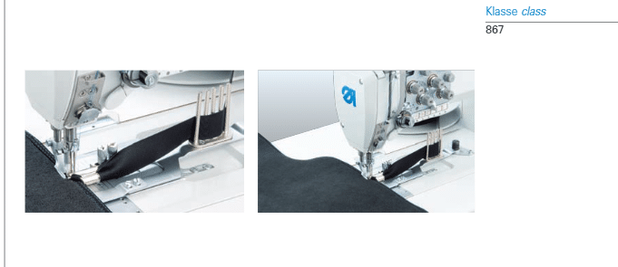 Alternative view of Kit bordage pour machine DA667- DURKOOP ADLER