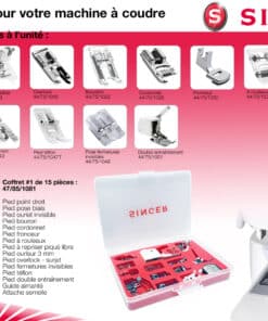 Alternative view of KIT DE 14 PIEDS + ATTACHE CLIC SINGER